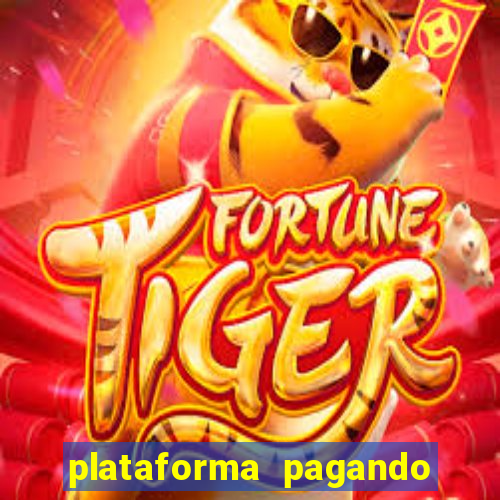 plataforma pagando no cadastro bet